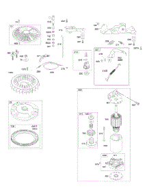 Controls, Electric Starter, Flywheel, Governor Spring parts for Briggs & Stratton Engine 441577-0114-B1 from AppliancePartsPros.com