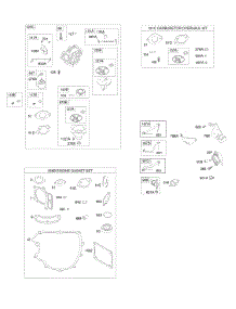 Carburetor, Gasket Set - Engine, Kit - Carburetor Overhaul parts for Briggs & Stratton Engine 441677-0580-E1 from AppliancePartsPros.com