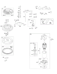 Controls, Electric Starter, Flywheel, Governor Spring parts for Briggs & Stratton Engine 441777-0785-B1 from AppliancePartsPros.com