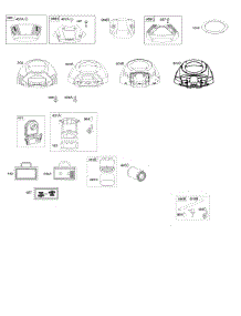 Blower Housing, Air Cleaner parts for Briggs & Stratton Engine 445577-0135-B1 from AppliancePartsPros.com
