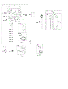 Engine Sump, Oil Pump, Dipstick / Tube Assembly parts for Briggs & Stratton Engine 445577-0510-E1 from AppliancePartsPros.com
