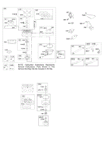 Carburetor, Fuel Supply parts for Briggs & Stratton Engine 445577-1582-G5 from AppliancePartsPros.com