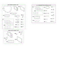 Engine / Valve Gasket Set, Carburetor Overhaul Kit parts for Briggs & Stratton Engine 445677-5344-B1 from AppliancePartsPros.com