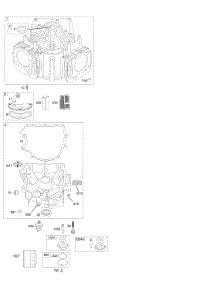 Cylinder, Engine Sump parts for Briggs & Stratton Engine 445777-0172-E1 from AppliancePartsPros.com