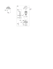 Electric Starter parts for Briggs & Stratton Engine 445877-0502-E1 from AppliancePartsPros.com
