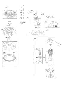Controls, Electric Starter, Flywheel parts for Briggs & Stratton Engine 446877-0026-E1 from AppliancePartsPros.com