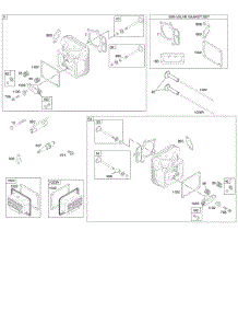 Cylinder Head, Gasket Set-Valve, Valves parts for Briggs & Stratton Engine 44H777-0113-E1 from AppliancePartsPros.com