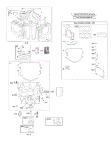 Engine Sump, Gasket Set-Engine parts for Briggs & Stratton Engine 44H777-0118-B1 from AppliancePartsPros.com