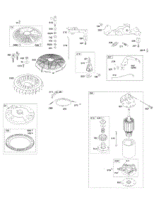 Controls, Electric Start, Flywheel parts for Briggs & Stratton Engine 44K777-0100-B1 from AppliancePartsPros.com