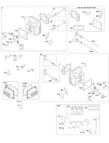 Cylinder Head, Kit / Gasket Set-Valve, Valves parts for Briggs & Stratton Engine 44K777-0116-B1 from AppliancePartsPros.com
