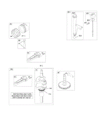 Camshaft, Crankshaft, Lubrication, Piston, Rings, Connecting Rod parts for Briggs & Stratton Engine 44K777-0117-G1 from AppliancePartsPros.com