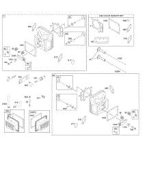 Cylinder Head, Gasket Set - Valve, Valves parts for Briggs & Stratton Engine 44L777-0037-G1 from AppliancePartsPros.com