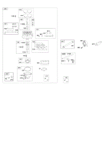 Carburetor, Fuel Supply parts for Briggs & Stratton Engine 44M977-0001-G5 from AppliancePartsPros.com