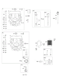 Engine Sump, Lubrication parts for Briggs & Stratton Engine 44M977-0110-G5 from AppliancePartsPros.com