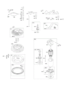 Controls, Electric Starter, Flywheel parts for Briggs & Stratton Engine 44N777-0114-B1 from AppliancePartsPros.com