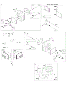 Cylinder Head, Kit / Gasket Set-Valve, Valves parts for Briggs & Stratton Engine 44N777-0124-E1 from AppliancePartsPros.com