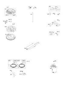 Flywheel, Alternator, Starter, Wire Harness parts for Briggs & Stratton Engine 44N877-0002-G1 from AppliancePartsPros.com