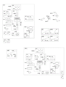 Carburetor, Fuel Supply parts for Briggs & Stratton Engine 44P777-0016-G1 from AppliancePartsPros.com