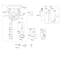 Engine Sump, Oil Pump, Dipstick / Tube Assembly parts for Briggs & Stratton Engine 44P777-2159-G5 from AppliancePartsPros.com