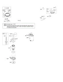 Alternator, Electric Starter, Ignition parts for Briggs & Stratton Engine 44P977-0110-G5 from AppliancePartsPros.com