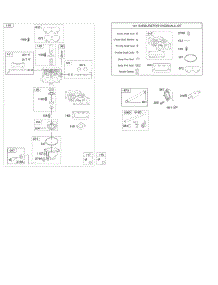 Carburetor, Fuel Supply, Kit-Carburetor Overhaul parts for Briggs & Stratton Engine 44P977-0113-G5 from AppliancePartsPros.com