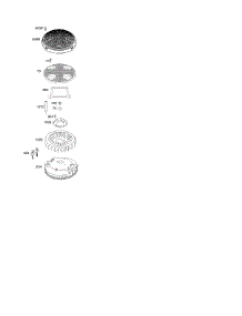 Flywheel parts for Briggs & Stratton Engine 44P977-0113-G5 from AppliancePartsPros.com