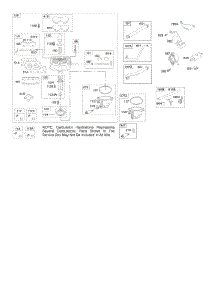 Carburetor, Fuel Supply parts for Briggs & Stratton Engine 44Q777-0129-B1 from AppliancePartsPros.com