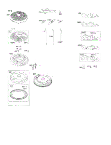 Flywheel, Controls parts for Briggs & Stratton Engine 44Q777-0129-B1 from AppliancePartsPros.com