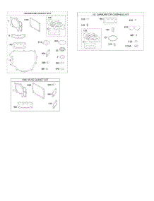 Engine / Valve Gasket Set, Carburetor Overhaul Kit parts for Briggs & Stratton Engine 44Q977-0119-G5 from AppliancePartsPros.com