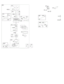 Carburetor, Fuel Supply parts for Briggs & Stratton Engine 44Q977-0276-G5 from AppliancePartsPros.com