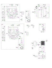 Engine Sump, Lubrication, Oil Cooler parts for Briggs & Stratton Engine 44Q977-0276-G5 from AppliancePartsPros.com
