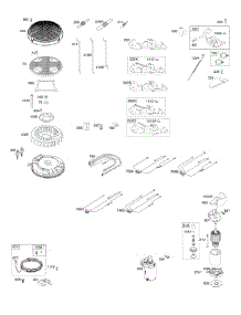 Flywheel, Controls, Wire Harness, Alternator, Starter parts for Briggs & Stratton Engine 44Q977-0277-B1 from AppliancePartsPros.com