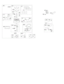Carburetor, Fuel Supply parts for Briggs & Stratton Engine 44R577-0001-H1 from AppliancePartsPros.com