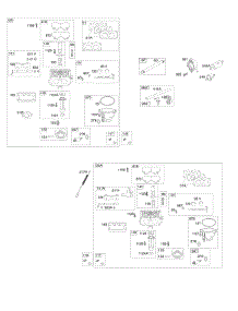 Carburetor, Fuel Supply parts for Briggs & Stratton Engine 44R677-0010-G1 from AppliancePartsPros.com