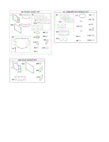Engine / Valve Gasket Set, Carburetor Overhaul Kit parts for Briggs & Stratton Engine 44R677-0010-G1 from AppliancePartsPros.com