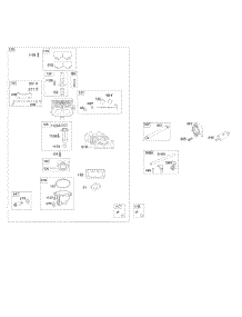 Carburetor, Fuel Filter parts for Briggs & Stratton Engine 44S577-0002-H1 from AppliancePartsPros.com