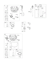 Engine Sump, Oil Pump, Dipstick / Tube Assembly parts for Briggs & Stratton Engine 44S677-0004-G1 from AppliancePartsPros.com