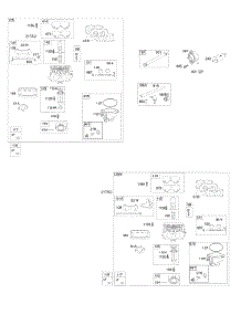 Carburetor, Fuel Supply parts for Briggs & Stratton Engine 44S777-0004-G1 from AppliancePartsPros.com