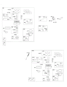 Carburetor, Fuel Supply parts for Briggs & Stratton Engine 44S877-0020-G1 from AppliancePartsPros.com