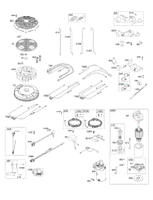 Flywheel, Controls, Wire Harness, Alternator, Starter parts for Briggs & Stratton Engine 44S877-0020-G1 from AppliancePartsPros.com