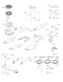 Flywheel, Controls, Wire Harness, Alternator, Starter parts for Briggs & Stratton Engine 44S977-0003-G1 from AppliancePartsPros.com