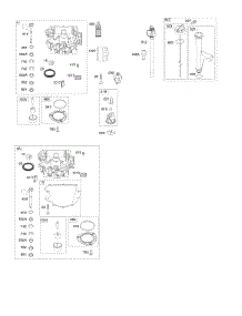 Engine Sump, Oil Pump, Dipstick / Tube Assembly parts for Briggs & Stratton Engine 44S977-0007-G1 from AppliancePartsPros.com