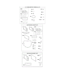 Engine / Valve Gasket Set, Carburetor Overhaul Kit parts for Briggs & Stratton Engine 44T877-0002-G1 from AppliancePartsPros.com
