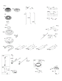 Flywheel, Controls, Wire Harness, Alternator, Starter parts for Briggs & Stratton Engine 44T877-0004-G1 from AppliancePartsPros.com