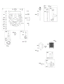 Engine Sump, Lubrication, Oil Cooler parts for Briggs & Stratton Engine 44T977-0002-G1 from AppliancePartsPros.com