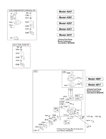 Carburetor 2, Kit / Gasket Sets - Carburetor 2, Kit / Gasket Sets - Fuel Pump 2 parts for Briggs & Stratton Engine 460777-1127-01 from AppliancePartsPros.com