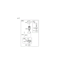 Electric Starter parts for Briggs & Stratton Engine 462707-0100-E1 from AppliancePartsPros.com
