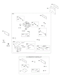 Carburetor, Carburetor Overhaul Kit parts for Briggs & Stratton Engine 472177-0100-E1 from AppliancePartsPros.com