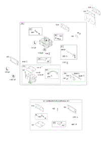 Carburetor, Carbuertor Overhaul Kit parts for Briggs & Stratton Engine 473177-0100-E1 from AppliancePartsPros.com