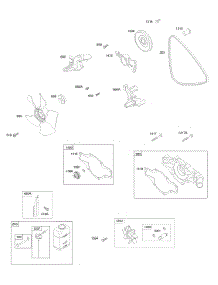 Radiator Fan, Water Pump, Vee-Belt parts for Briggs & Stratton Engine 473177-0112-E1 from AppliancePartsPros.com